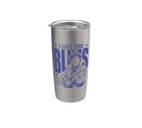 Tengo la trompeta Blues Music Vaso térmico de acero inoxidable de doble pared