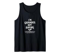 Tengo los pies en la tierra, no soy aburrido: cita de Nature Mindful Camiseta sin Mangas