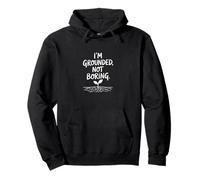 Tengo los pies en la tierra, no soy aburrido: cita de Nature Mindful Sudadera con Capucha
