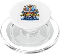 Tengo más de Cuatro Preguntas Extraño Humor Declaración Cita PopSockets PopGrip para MagSafe