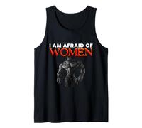 Tengo miedo a las mujeres Funny Sigma Chad Meme Camiseta sin Mangas