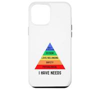 Tengo necesidades | Jerarquía de necesidades de Maslow | Psicología Carcasa para iPhone 12 Pro Max
