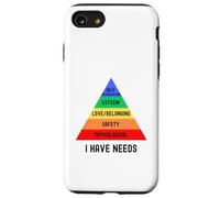 Tengo necesidades | Jerarquía de necesidades de Maslow | Psicología Carcasa para iPhone SE (2020) / 7 / 8