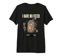 Tengo No Filtro Divertido HVAC Horno Humor Calefacción Tecnología Camiseta Premium