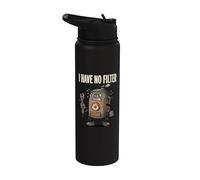 Tengo No Filtro Divertido HVAC Horno Humor Calefacción Tecnología Stainless Steel Insulated Water Bottle