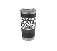 Tengo papel cuadriculado Estoy trazando algo Vaso térmico de acero inoxidable de doble pared