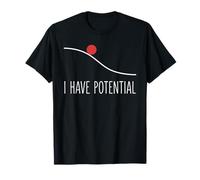 Tengo potencial Divertido Física Ciencia Humor Fórmula energética Camiseta