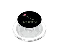 Tengo potencial Divertido Física Ciencia Humor Fórmula energética PopSockets PopGrip para MagSafe