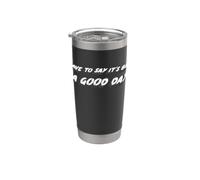 Tengo que decir que ha sido un buen día | Song Rap Cube Vaso térmico de acero inoxidable de doble pared