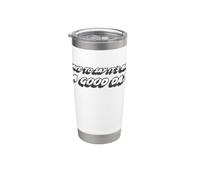 Tengo que decir que ha sido un buen día | Song Rap Cube Vaso térmico de acero inoxidable de doble pared