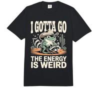 Tengo Que irme, la energía es extraña, Rana, Mapache Comfort Colors Adult Heavyweight T-Shirt