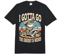 Tengo Que irme, la energía es extraña, Rana, Mapache Comfort Colors Adult Heavyweight T-Shirt