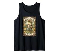 Tengo Que ser Weird or Die Frog Vintage Cottagecore Camiseta sin Mangas