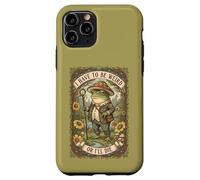 Tengo Que ser Weird or Die Frog Vintage Cottagecore Carcasa para iPhone 11 Pro