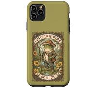 Tengo Que ser Weird or Die Frog Vintage Cottagecore Carcasa para iPhone 11 Pro MAX