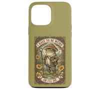 Tengo Que ser Weird or Die Frog Vintage Cottagecore Carcasa para iPhone 13 Pro MAX