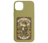 Tengo Que ser Weird or Die Frog Vintage Cottagecore Carcasa para iPhone 14 Plus