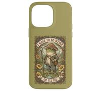 Tengo Que ser Weird or Die Frog Vintage Cottagecore Carcasa para iPhone 14 Pro MAX