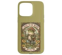 Tengo Que ser Weird or Die Frog Vintage Cottagecore Carcasa para iPhone 15 Pro MAX