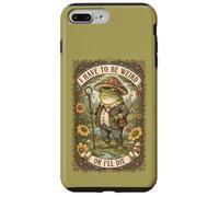 Tengo Que ser Weird or Die Frog Vintage Cottagecore Carcasa para iPhone 7 Plus/8 Plus