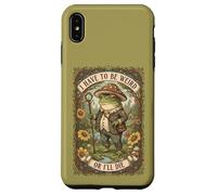 Tengo Que ser Weird or Die Frog Vintage Cottagecore Carcasa para iPhone XS MAX