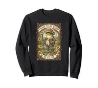 Tengo Que ser Weird or Die Frog Vintage Cottagecore Sudadera