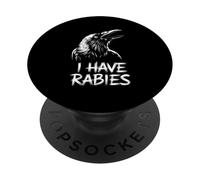 Tengo Rabia Camiseta Murciélago Vintage Retro Divertido PopSockets PopGrip Adhesivo