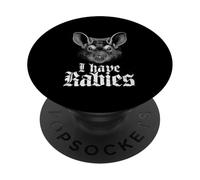 Tengo Rabia Camiseta Murciélago Vintage Retro Divertido PopSockets PopGrip Adhesivo