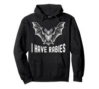 Tengo Rabia Murciélago Vintage Divertido Humor Sarcástico Meme Sudadera con Capucha