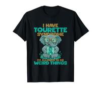 Tengo síndrome de Tourettes Me Permiten Hacer Cosas Raras Camiseta