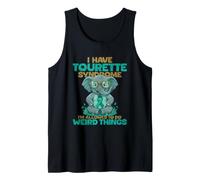 Tengo síndrome de Tourettes Me Permiten Hacer Cosas Raras Camiseta sin Mangas