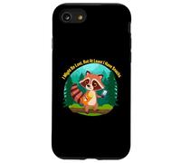 Tengo Snacks Lindo Geocaching Mapache Carcasa para iPhone SE (2020) / 7/8