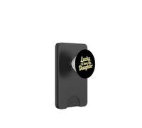 Tengo Suerte de Tener a mi Hija Retro Family Love PopSockets PopWallet para MagSafe