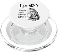 Tengo Tdah Divertida Distracción Rana Enfoque Mental Riendo PopSockets PopGrip para MagSafe