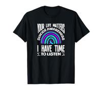 Tengo Tiempo para Escuchar la Conciencia sobre la prevención del Suicidio Camiseta