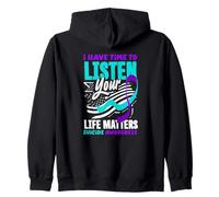 Tengo Tiempo para Escuchar la Conciencia sobre la prevención del Suicidio Sudadera con Capucha