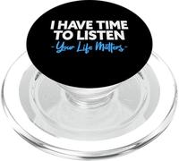 Tengo Tiempo para Escuchar Salud Mental Prevención del Suicidio PopSockets PopGrip para MagSafe