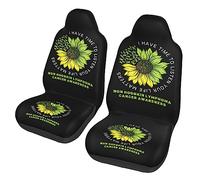 Tengo Tiempo para Escuchar Tu Vida Importa sobre El Cáncer De Linfoma No Hodgkin Protector De Asiento Juego De 2 Fáciles De Instalar Funda Coches Asiento Lavable Fundas para Asientos Delanteros