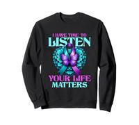 Tengo Tiempo para Escuchar tu Vida Importa Sudadera