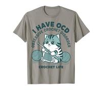 Tengo TOC Trastorno Obsesivo del Ganchillo Crochet Lover Knitting Camiseta