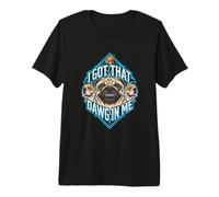 Tengo un Amigo en mí, Divertido Meme para Amantes de los Perros Pug Camiseta Premium
