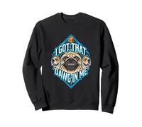 Tengo un Amigo en mí, Divertido Meme para Amantes de los Perros Pug Sudadera