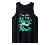 Tengo un Buen corazón Pero Esta Boca Camiseta sin Mangas
