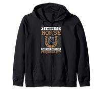 Tengo un Caballo, eso es Todo, Esa es la Personalidad Sudadera con Capucha