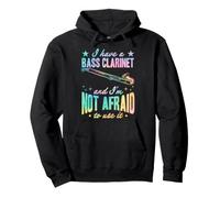 Tengo un Clarinete bajo y no Tengo Miedo de Usarlo Sudadera con Capucha