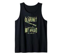 Tengo un Clarinete y no Tengo Miedo de Usarlo Camiseta sin Mangas
