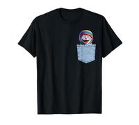 Tengo un gato en mi bolsillo. Sombrero de punto arco iris, gato encantador, divertido Camiseta