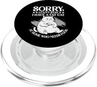 Tengo un Gato Gordo en casa Que Necesita Comida Divertido Amante de los Memes PopSockets PopGrip para MagSafe