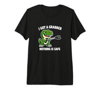 Tengo un Grabber, Nada es Seguro, Divertido, Dino Camiseta Premium