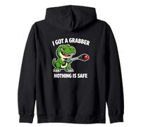 Tengo un Grabber, Nada es Seguro, Divertido, Dino Sudadera con Capucha